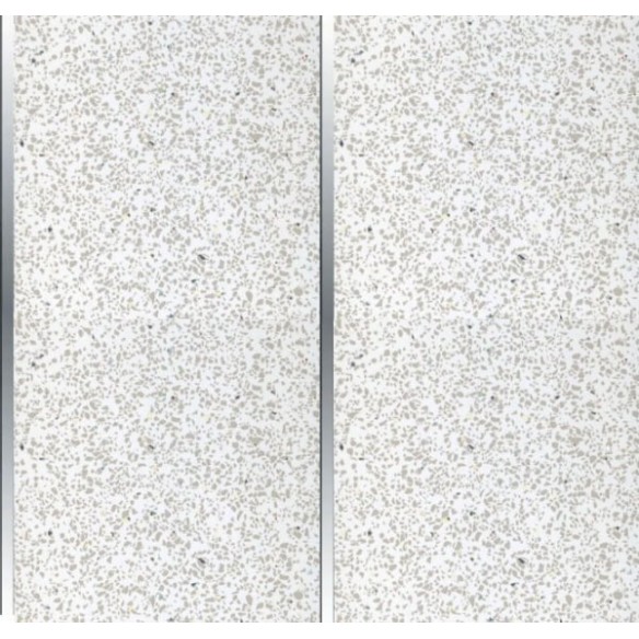 Tradeline White Sparkle V Chrome - 8mm