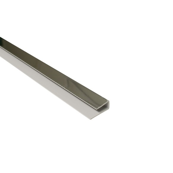 1-Part 10mm End Profile | Chrome | Plastic 1-Part 10mm End Profile | Chrome | Plastic