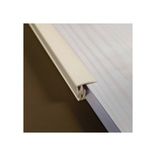 2-Part 8mm End Profile | Beige | Plastic 2