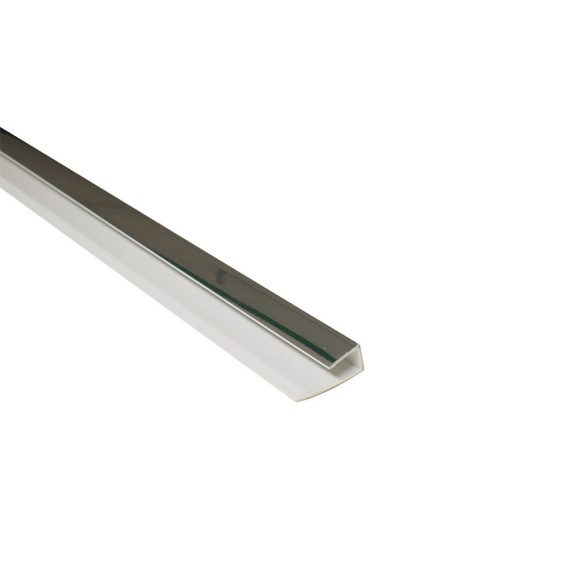 1-Part 8mm End Profile | Chrome | Plastic 1-Part 8mm End Profile | Chrome | Plastic