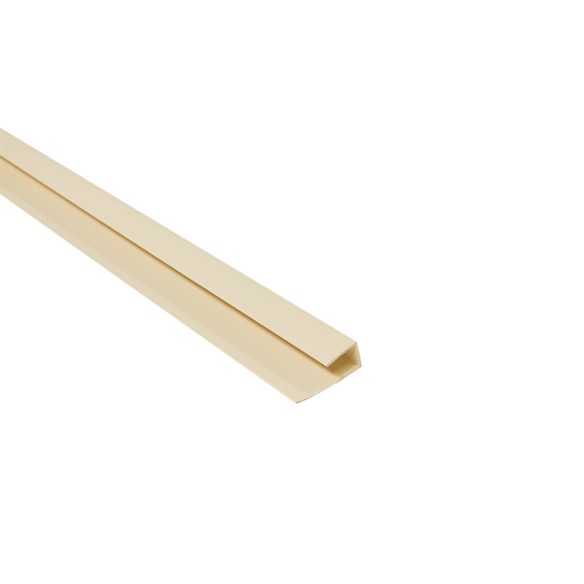 1-Part 8mm End Profile | Beige | Plastic 1-Part 8mm End Profile | Beige | Plastic