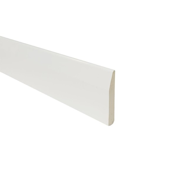 PVC Chamfered Skirting Board | 65mm | Gloss White PVC Chamfered Skirting Board | 65mm | Gloss White