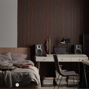 Linerio S-Line Mocca Slat Panel