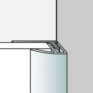 Aluminium 2 Part Finishing Profile 2