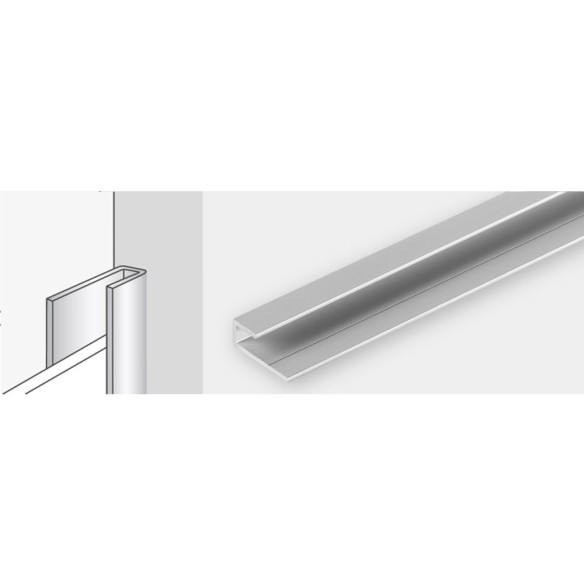 Aluminium 1-Part Finishing Profile Aluminium 1-Part Finishing Profile
