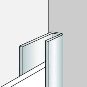 Aluminium 1-Part Finishing Profile 2