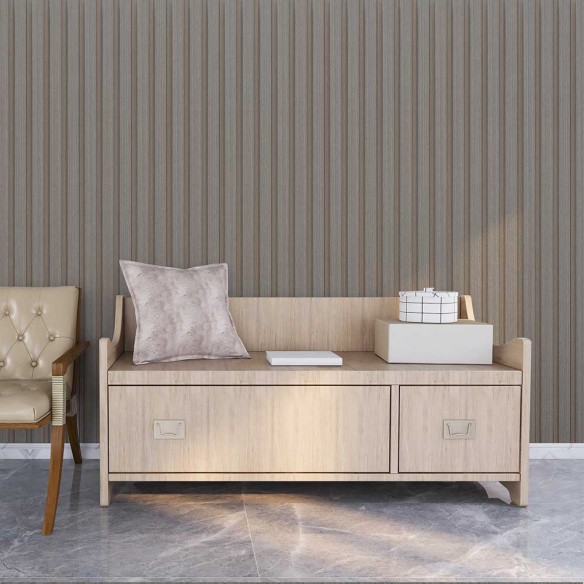 MB Thermo-Slat Ash Grey PVC Slat Panel