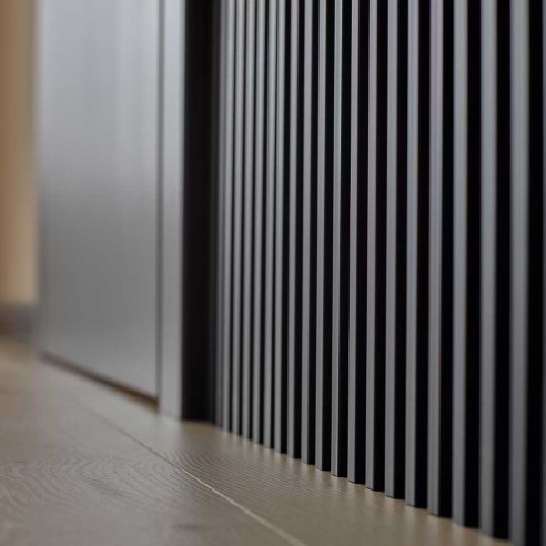 Linerio S-Line Anthracite Slat Panel