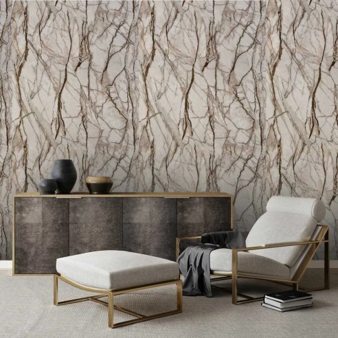 Decorwall Maxi Panel Gloss Antique Marble Shower Panel 2.4m x 90cm | CladdingKing