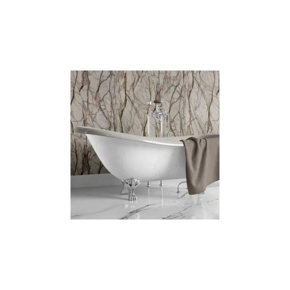 Decorwall Maxi Panel Gloss Antique Marble Shower Panel 2.4m x 90cm | CladdingKing