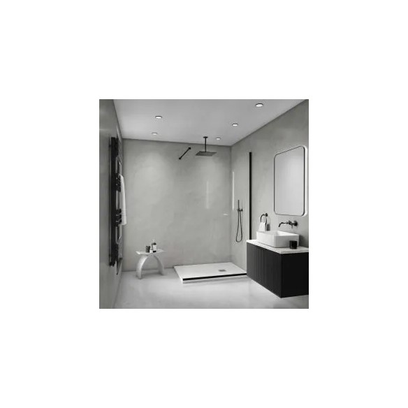 Decorwall Elegance Mineral Quartz Grey PVC Wall Panel 2.7m | CladdingKing