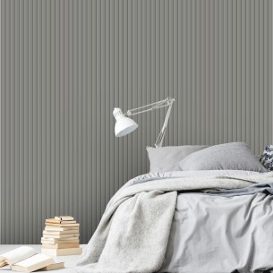 Vari Slat Grey Wall Panel 2