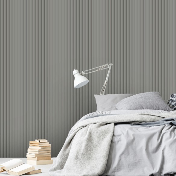 Decorwall Vari-Slat Grey Slat Wall Panel 2.6m | CladdingKing