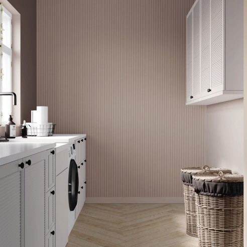 Vari-Slat Cashmere Wall Panel