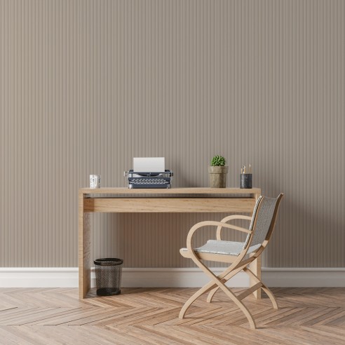 Vari-Slat Cashmere Wall Panel