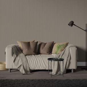 Vari Slat Taupe Wall Panel