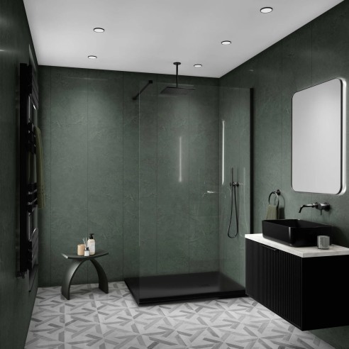 Decorwall Elegance Mineral Emerald PVC Wall Panel - 2.7m