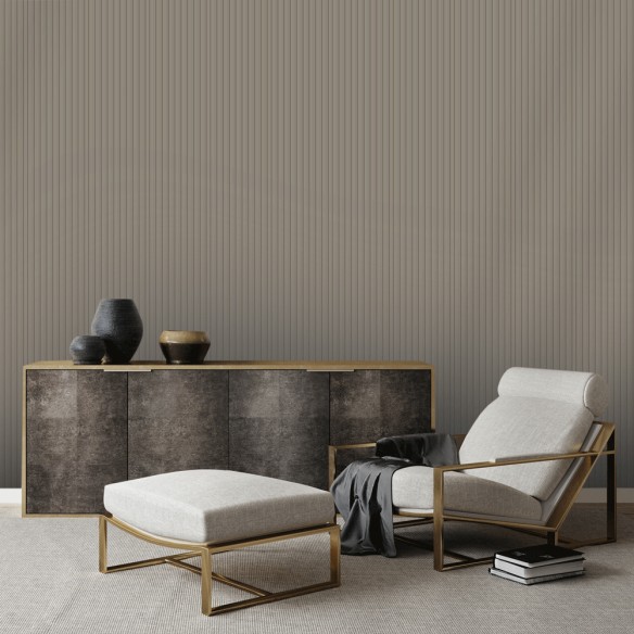 Decorwall Vari-Slat Taupe Slat Wall Panel 2.6m | CladdingKing