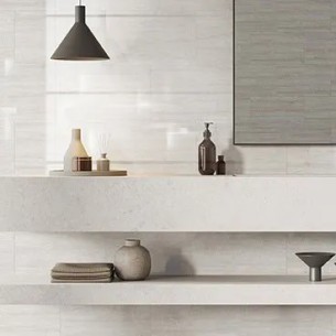 Dumawall+ Glossy Travis Bathroom Wall Tiles | CladdingKing