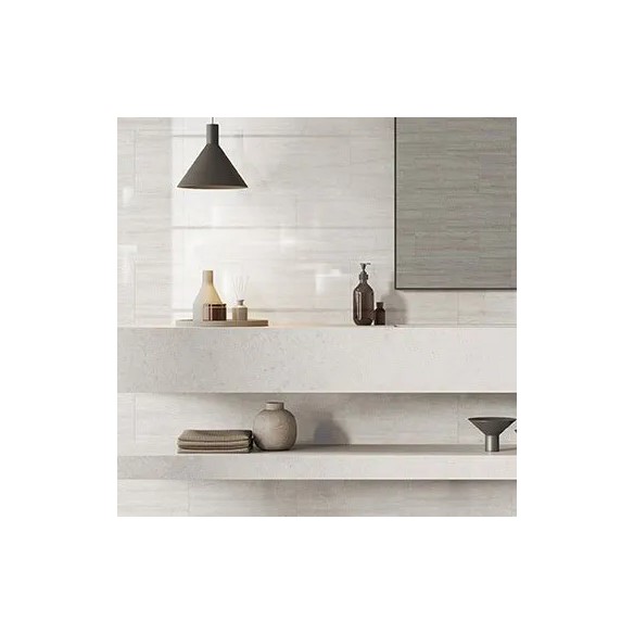 Dumawall+ Glossy Travis Bathroom Wall Tiles | CladdingKing