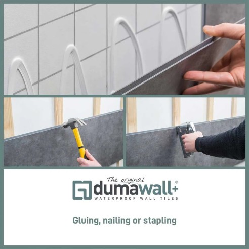 Dumawall+ Glossy Travis Bathroom Wall Tiles | CladdingKing