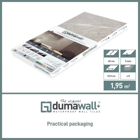 Dumawall+ Glossy Travis Bathroom Wall Tiles | CladdingKing
