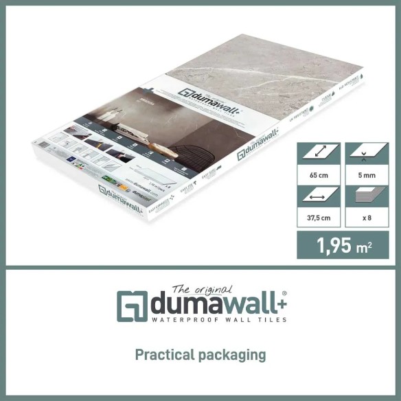 Dumawall+ Glossy Travis Bathroom Wall Tiles | CladdingKing