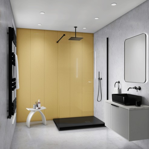 Decorwall Elegance Abstract Lemon Zest Wall Panel 2.7m | CladdingKing