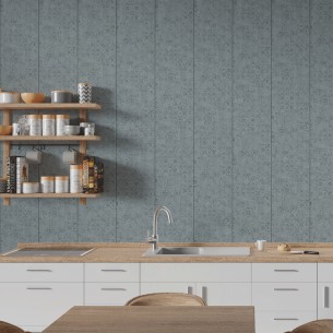 Decorwall Elegance Damask Gilted Blue Wall Panel 2.7m | CladdingKing 2