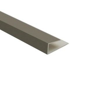 Decorwall Silver Abstract Starter Trim 8mm x 2.6m | CladdingKing