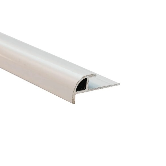 DecorTrim White External Quadrant Trim 5mm x 2.4m Metal