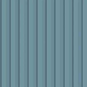 Decorwall Vari-Slat Blue Slat Wall Panel 2.6m | CladdingKing 2