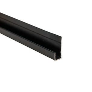 DecorTrim Matt Black Starter / End Trim 2.4m 5mm | CladdingKing