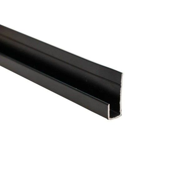 DecorTrim Matt Black Starter / End Trim 2.4m 5mm | CladdingKing