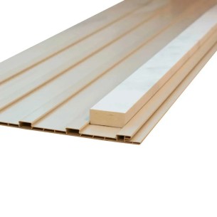 Decorwall Create-A-Slat Cappuccino Baseboard 2.6m | CladdingKing