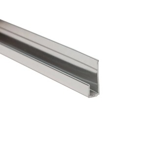 DecorTrim Polished Silver Starter / End Trim 5mm x 2.4m