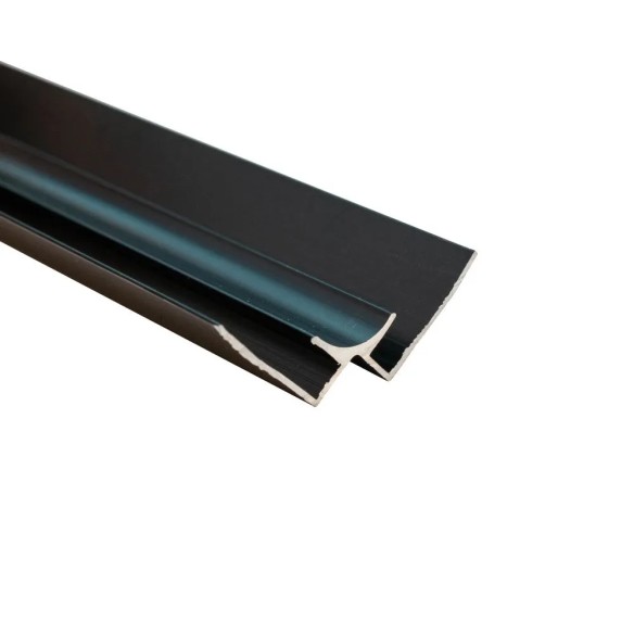 DecorTrim Matt Black Internal Corner Trim 5mm x 2.4m