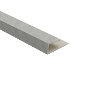 Decorwall Quartz Grey Starter Trim 8mm x 2.6m | Elegance Mineral