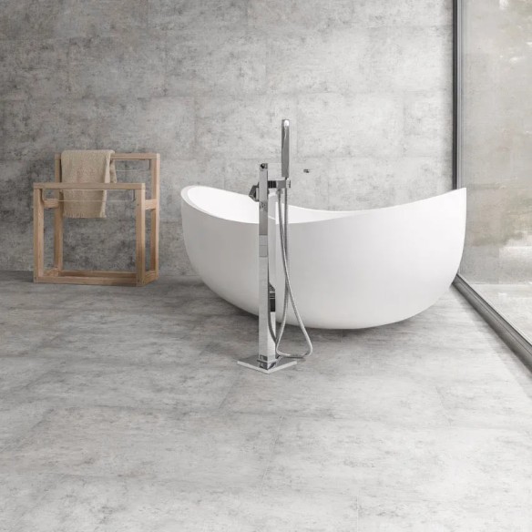 Dumafloor Chicago Stone Effect PVC Floor Tile | 2.04m² Pack