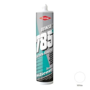 DOWSIL™ 785+ Bacteria Resistant Sanitary Silicone Sealant – White
