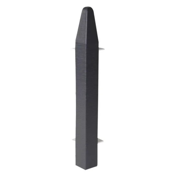 Deeplas Roomline Chamfered External Corner 150mm Anthracite Grey
