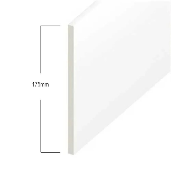 Tradeline White Flat Soffit Board 175mm x 3m uPVC