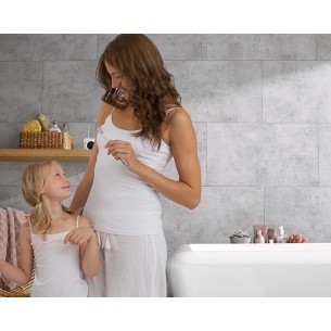 Dumawall+ Chicago Bathroom Wall Tile Pack of 8 | Waterproof PVC Tiles