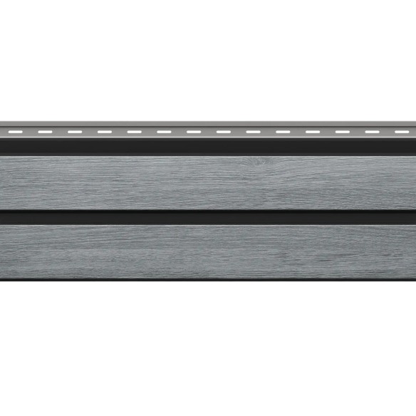 VOX Solvo SO-02 Double Panel Grey Oak V Black Cladding 3m