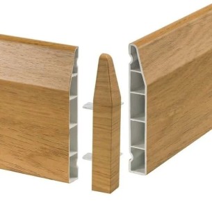 Deeplas Roomline Chamfered External Corner 100mm English Oak