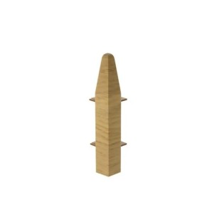 Deeplas Roomline Chamfered External Corner 100mm English Oak 2