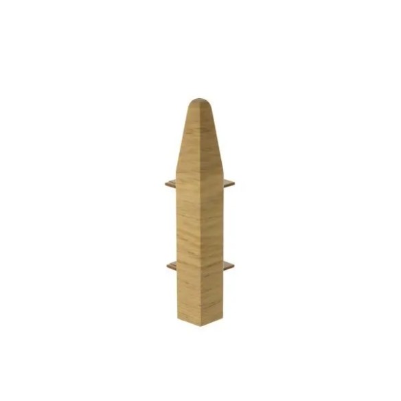 Deeplas Roomline Chamfered External Corner 100mm English Oak