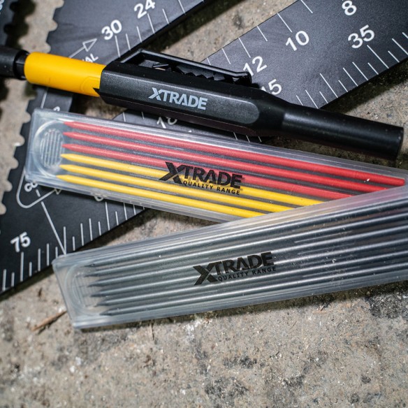 X-Trade Marker Pencil Set | 13 Refills & Built-In Sharpener