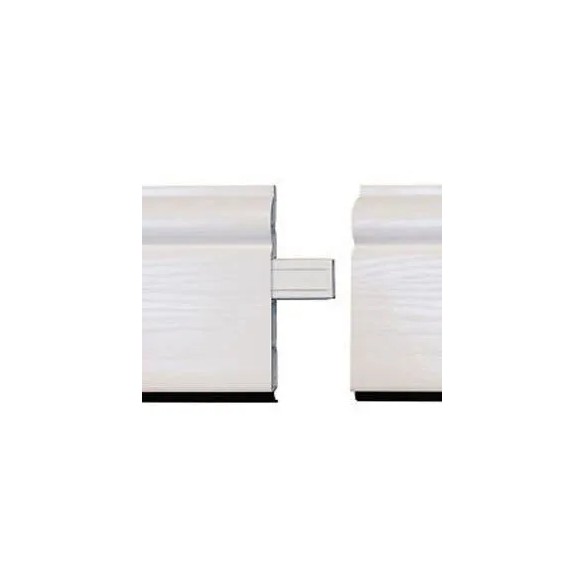 Deeplas Roomline PVC Skirting Board In-Line Mid Joint White