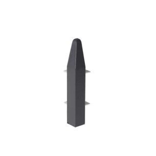 Deeplas Roomline Chamfered External Corner 100mm Anthracite Grey